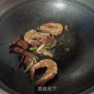 Make Spicy, shrimp and beans step 11