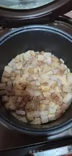 Make Weenie taro rice step 10