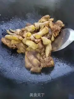 Make Flaming mushroom potato chicken step 4