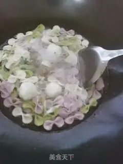 Make Meatball butterflies step 2