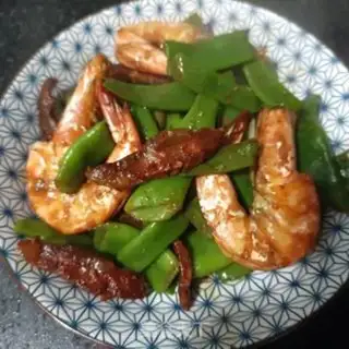 Make Spicy, shrimp and beans step 14