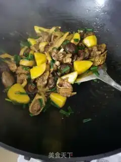 Make Flaming mushroom potato chicken step 12