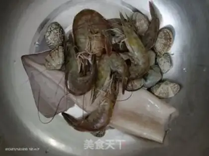 Make Seafood step 0