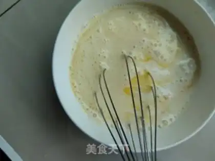 Make Milk steamed eggs step 3