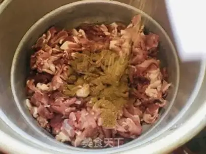 Make Spicy sausage step 2