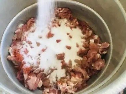 Make Spicy sausage step 5
