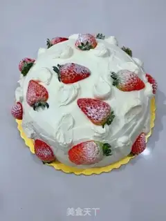 Make Strawberry eggcake step 13