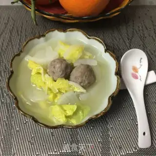 Make Meatball radish and cabbage soup step 7