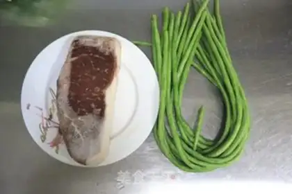 Make Beef silk and beans step 0