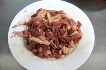 Make Beef silk and beans step 1
