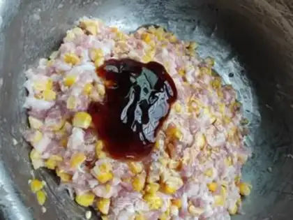 Make Corn dumplings step 9
