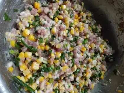 Make Corn dumplings step 11