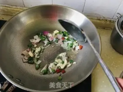 Make Pumpkin leaves step 4