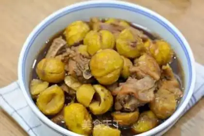 Make Old hen stews chestnuts step 11