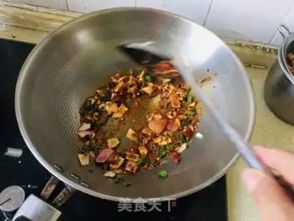 Make Pumpkin leaves step 6