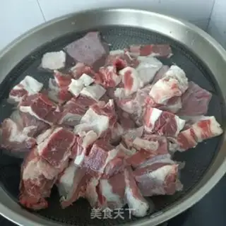 Make The radish stew step 1
