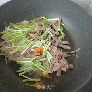 Make Garlic lamb step 8
