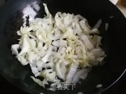 Make Cabbage tofu step 2