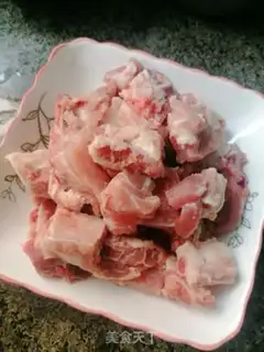 Make Potato burn ribs step 1