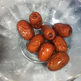 Make Red-tree rice steamed pumpkins step 2