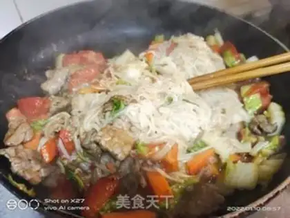 Make Tomato beef noodles step 4