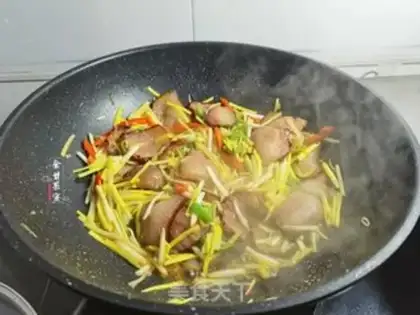 Make Garlic pork step 4