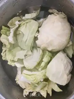 Make Soy cabbage step 2