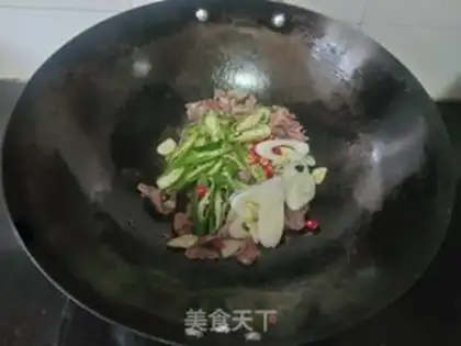 Make Beef with pepper onion step 7