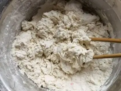 Make Three-colored rolls step 2