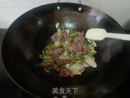 Make Beef with pepper onion step 9