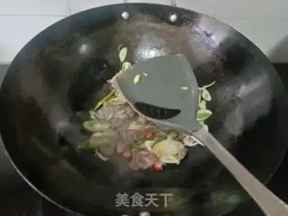 Make Beef with pepper onion step 11