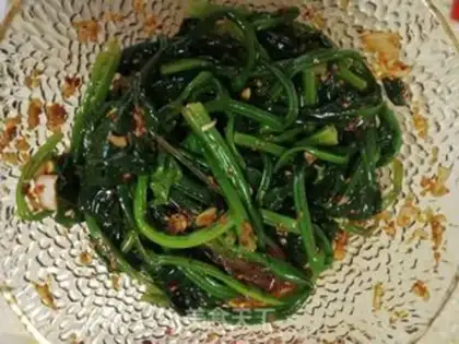Make A spinach fan step 4