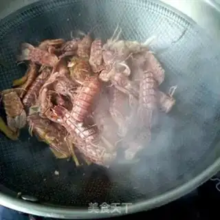 Make Spicy leather shrimp step 9