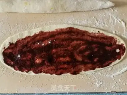 Make Three-colored rolls step 16