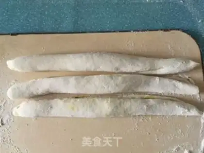 Make Three-colored rolls step 18