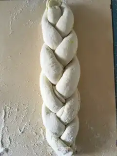 Make Three-colored rolls step 21