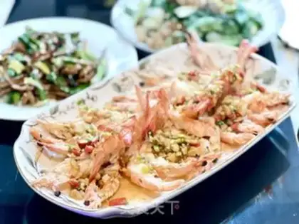 Make Garlic shrimp step 6