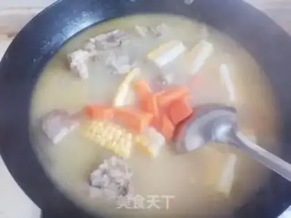 Make Corn steak soup step 8