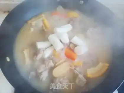 Make Corn steak soup step 9