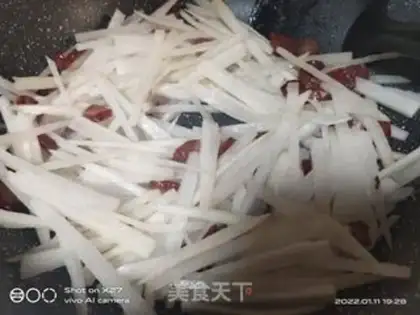 Make Sausage carrots step 2