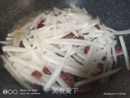 Make Sausage carrots step 3