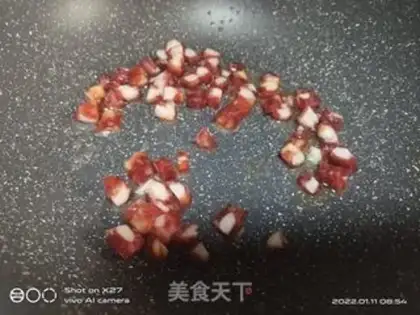 Make Sausage pickled rice step 1