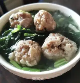 Make Spinach meatball soup step 7