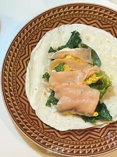 Make Samurai vegetable burrito step 6