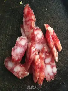 Make Cream of garlic and sausage step 3