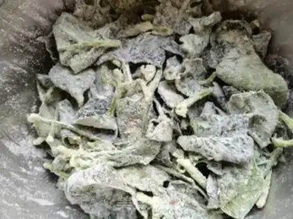 Make Scrambled spinach step 5