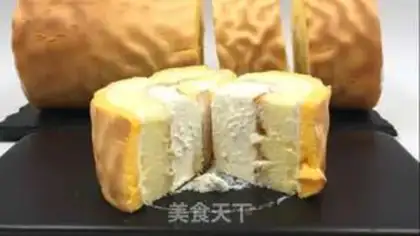 Make Home-skin cake roll step 23