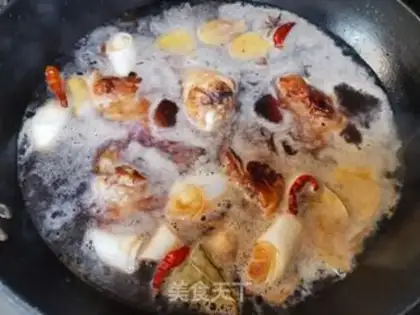Make Red chicken legs step 5