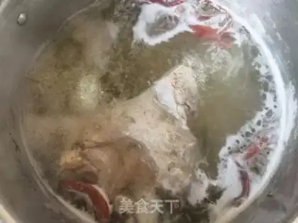 Make White leg step 6