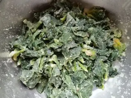 Make Scrambled spinach step 11